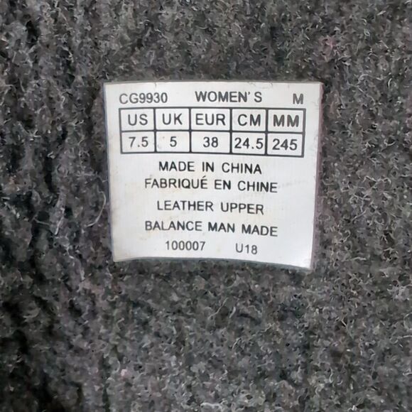 Rockport thinsulate grey leather upper lace up  tall boots size 7.5 - Picture 5 of 7